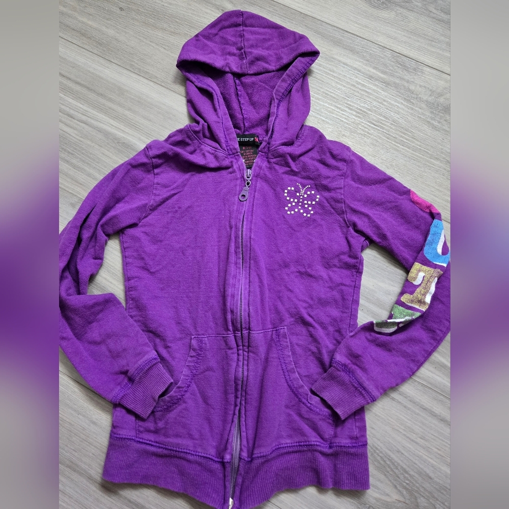 One Step Up Girls Lightweight Hoodie
